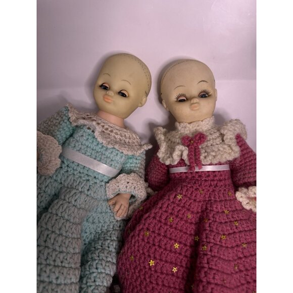 Horrifying Twin Dolls Vintage Haunted Scary Chilling Paranormal Negative Energy - Picture 3 of 12